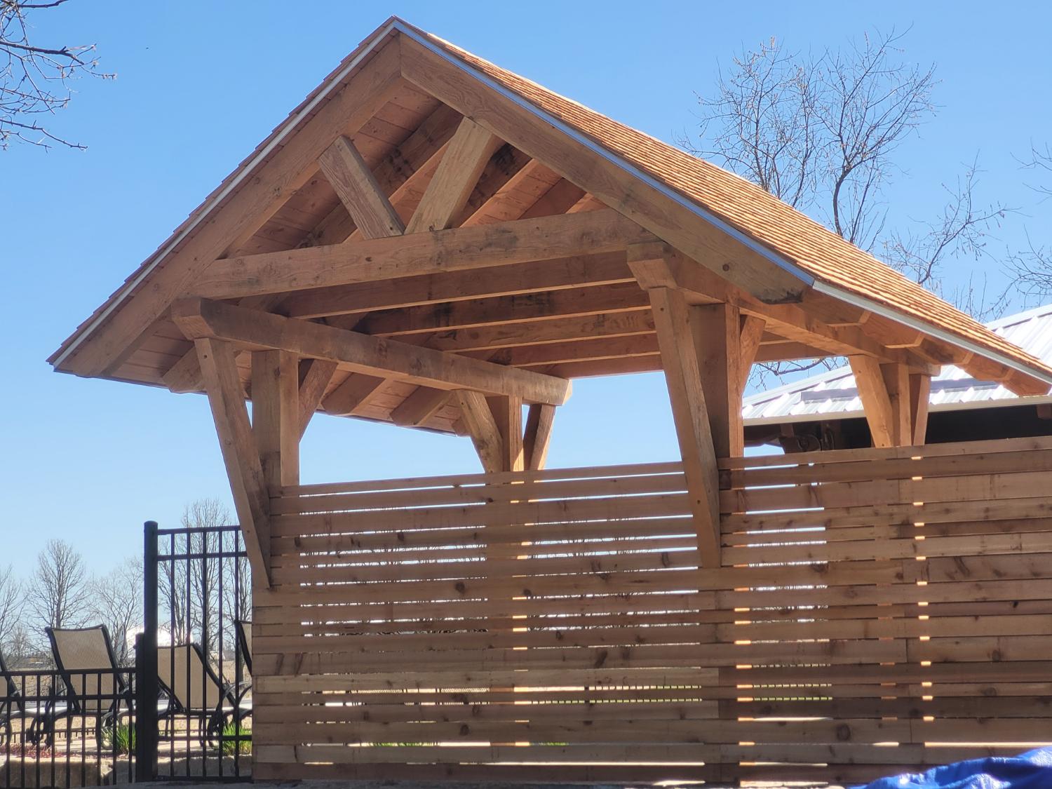 Timber pavilion